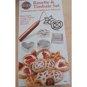 💧NIB Norpro Rosette & Timbale Set